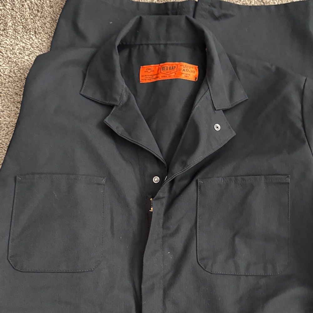 Mens Twill Action Back Coverall - Picture 8 of 8